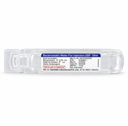 Genetek Bac plastic ampule 10ml (Single Use)